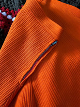 Load image into Gallery viewer, 70s Tangerine A Line Mini Skirt