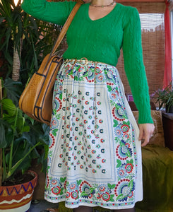 1970s Cottage Core Skirt