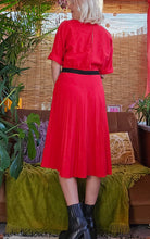 Load image into Gallery viewer, Vintage Wool Belted Dress