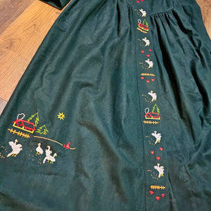 Vintage Wool Christmas Dress