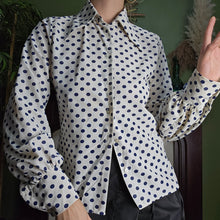 Load image into Gallery viewer, 1970s Polka Dot Blouse