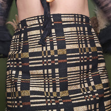 Load image into Gallery viewer, 1970s Gold Plaid Skirt
