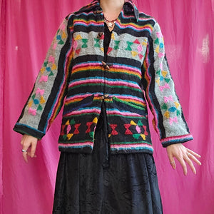 70s Rainbow Tapestry Jacket