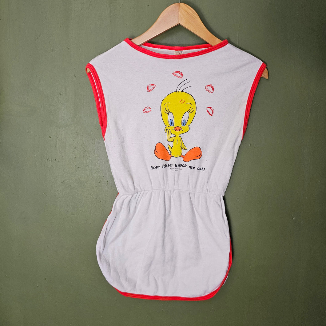 1980s Topshop Tweetie Vest