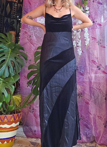 Y2K Whimsigoth Cowl Neck Gown