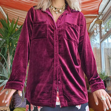 Load image into Gallery viewer, Y2K Velvet Blouse