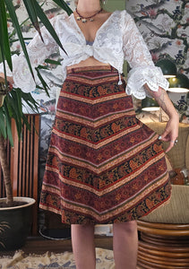 1970s Corduroy Skirt