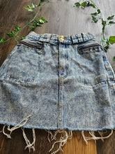 Load image into Gallery viewer, 90s Acid Denim Skirt