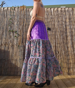 'Lavender' Tier Skirt