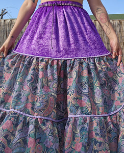 'Lavender' Tier Skirt