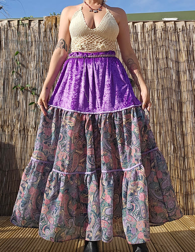 'Lavender' Tier Skirt