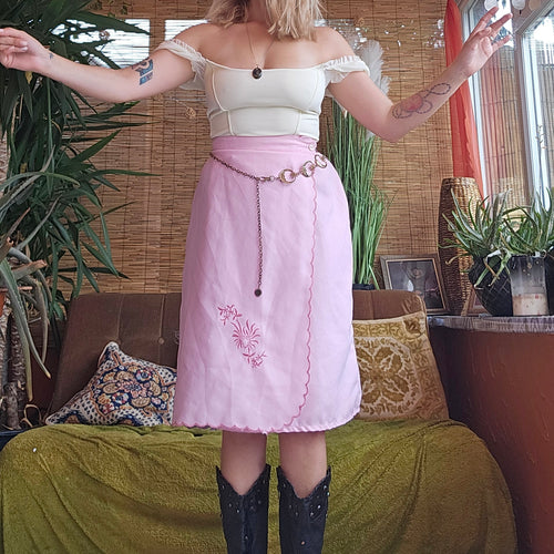 Vintage Cocquette Wrap Skirt