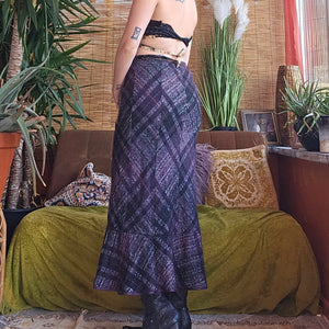 Y2K Plaid Mermaid Skirt