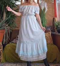 Load image into Gallery viewer, 1970s Milkmaid Dress