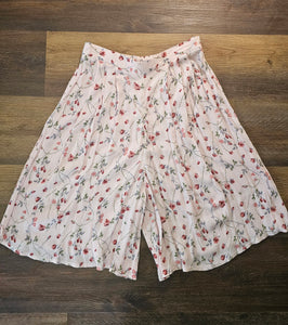 90s Floral Culottes