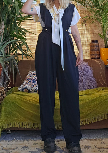 1980s Pinafore Jumpsuit