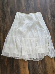 Y2K Cream Fairy Skirt