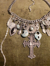 Load image into Gallery viewer, &#39;Blue Moon&#39; Treasure Charm Choker