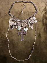 Load image into Gallery viewer, &#39;Blue Moon&#39; Treasure Charm Choker