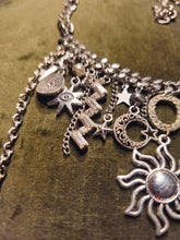 Load image into Gallery viewer, &#39;Silver Sun&#39; Treasure Charm Choker