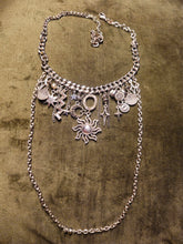 Load image into Gallery viewer, &#39;Silver Sun&#39; Treasure Charm Choker