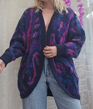 Load image into Gallery viewer, 80s Wool Whimsigoth Cardigan