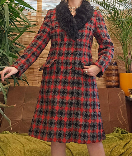 1970s Wool Tapestry Coat