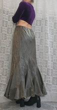 Load image into Gallery viewer, Vintage Olive Mermaid Midi Skirt