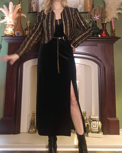 80s Velvet Suit