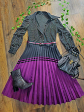 Load image into Gallery viewer, 80s Belted Pleated Skirt