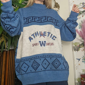 90s Embroidered Jumper