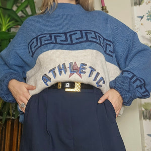 90s Embroidered Jumper