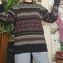 Load image into Gallery viewer, 90s Wool Whimsigoth Jumper