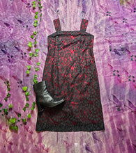 Load image into Gallery viewer, 90s Whimsigoth Pinafore Dress