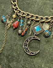 Load image into Gallery viewer, &#39;Bronze Moon&#39; Treasure Charm Choker