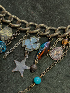 'Bronze Moon' Treasure Charm Choker