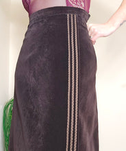 Load image into Gallery viewer, 70s Velvet Maxi Skirt