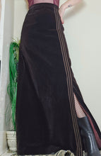 Load image into Gallery viewer, 70s Velvet Maxi Skirt