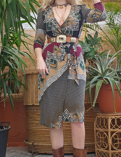 Y2K Fairy Grunge Wrap Dress