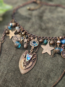'Water' Treasure Charm Choker