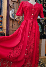 Load image into Gallery viewer, Vintage Cottage Core Dress