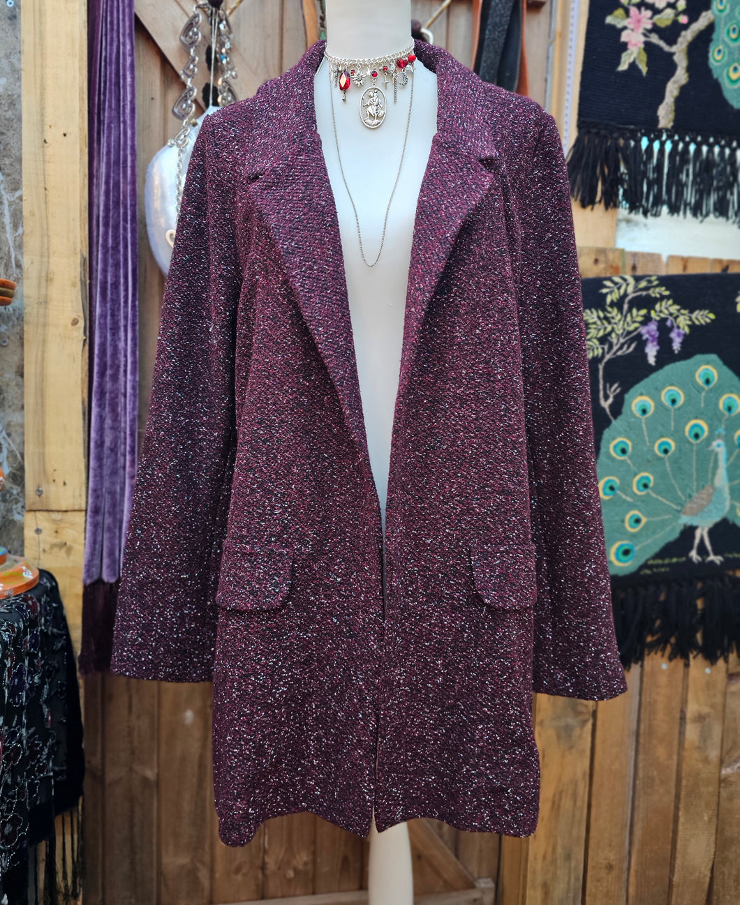 Y2K Whimsigoth Knit Blazer