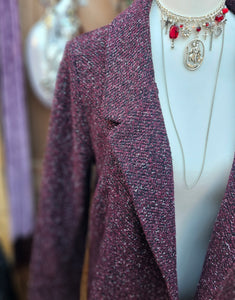 Y2K Whimsigoth Knit Blazer