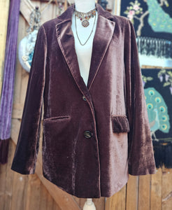 Y2K Mauve Blazer