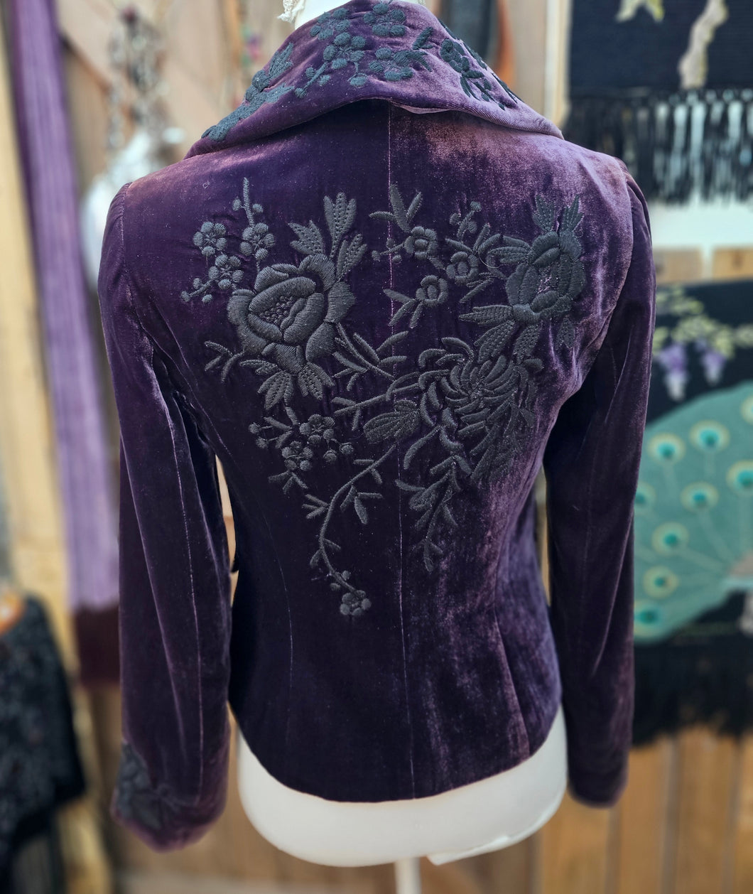 Y2K Embroidered Whimsigoth Blazer