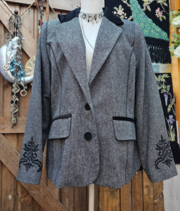80s Whimsigoth Box Blazer
