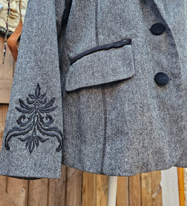 80s Whimsigoth Box Blazer