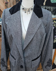 80s Whimsigoth Box Blazer