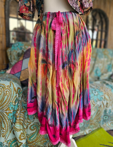 Y2K Tie Dye Skirt
