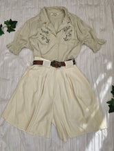 Load image into Gallery viewer, 80s High Waisted Pleated Culottes